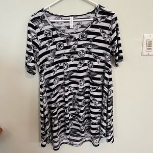 Nightmare Before Christmas Lock Shock Barrel Disney LulaRoe Classic T fits XS-M